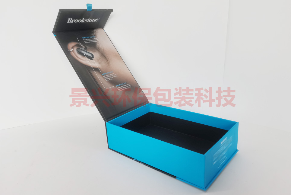 BROOKSTONE-無(wú)線藍(lán)牙耳機(jī)翻蓋盒包裝印刷